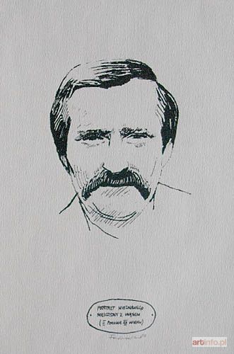FEDOROWICZ Jacek | Portret nieznanego mężczyzny z wąsem (1983)