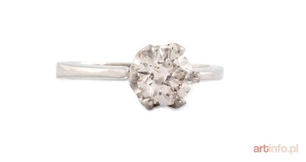 Pierścionek z brylantem, współczesny