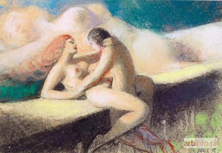 ŻECHOWSKI Stefan | Erotyk - akt miłosny, 1943