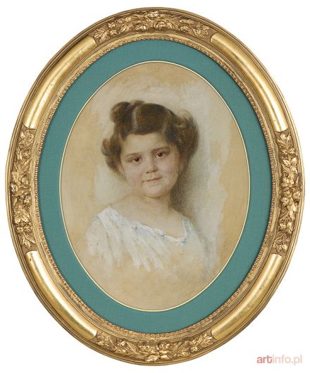 CZACHÓRSKI Władysław | PORTRET DZIEWCZYNKI, lata 70. XIX w.