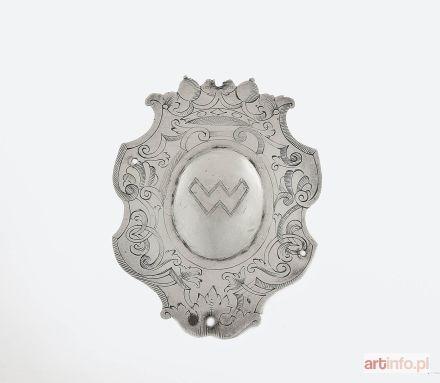 Plakietka z herbem Abdank