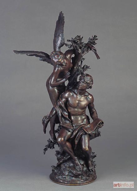 MOREAU Mathurin | Poeta i jego muza, ok. 1880