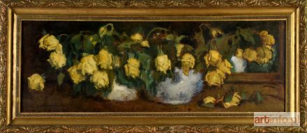 KARPIŃSKI Alfons | Żółte róże, 1930