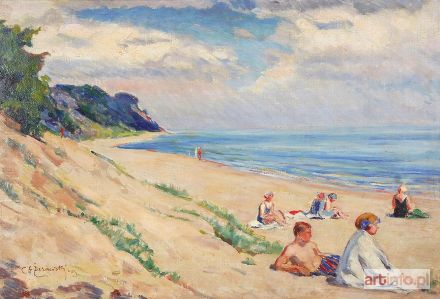 ŻURAWSKI Stanisław | Na plaży, 1923