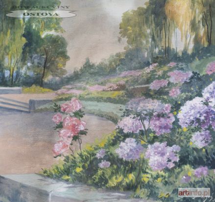 LIGOŃ Stanisław | KWITNĄCY OGRÓD, 1932