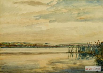 ŻURAWSKI Stanisław | PEJZAŻ Z JEZIOREM