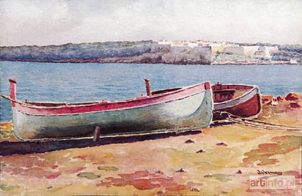 VERNAY Josephine | Widok z przylądka Croisette pod Marsylią, 1914