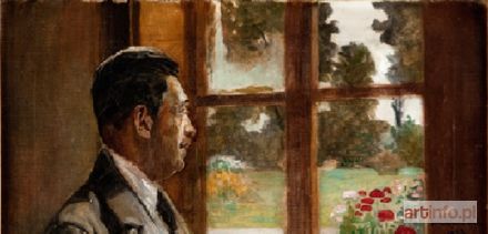 MALCZEWSKI Jacek | Zaduma (Gąsecki w oknie dworu w Lusławicach), 1923