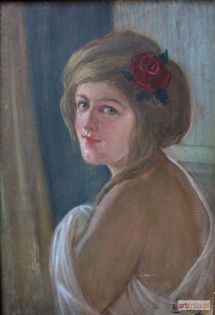 ŻELECHOWSKI Kasper | Dziewczyna z różą (1940)