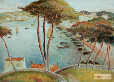 RUBCZAK Jan (Dubczak) | Widok na port w Cannes