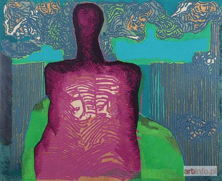 CHROSTOWSKA-PIOTROWICZ Halina | Figura różowa III, 1980