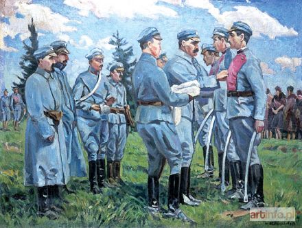 OŁPIŃSKI [OLPIŃSKI] Witold | DEKORACJA OFICERÓW I ŻOŁNIERZY I BRYGADY LEGIONÓW POLSKICH ODZNAKĄ 
