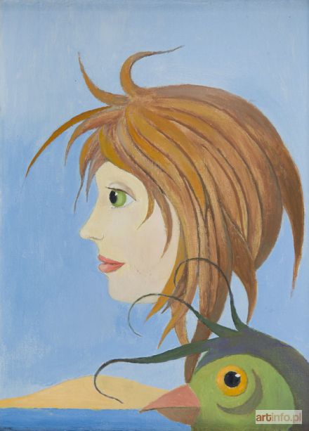 MIKULSKI Kazimierz | Kobieta i ptak, 1973 r.