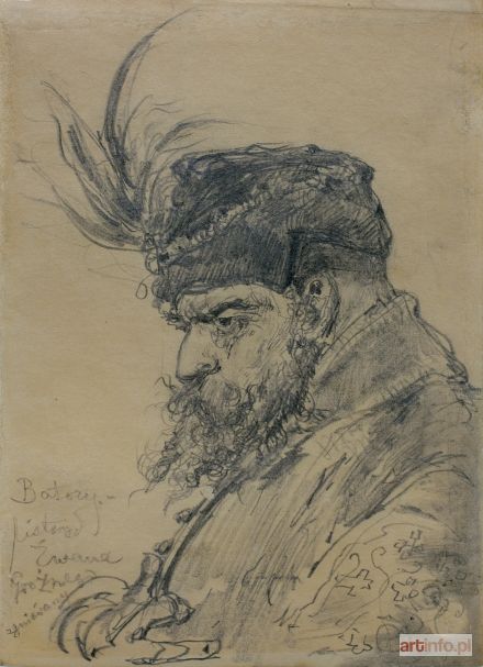 MATEJKO Jan | STEFAN BATORY LISTEM OD IWANA GROŹNEGO ZGNIEWANY, przed 1870