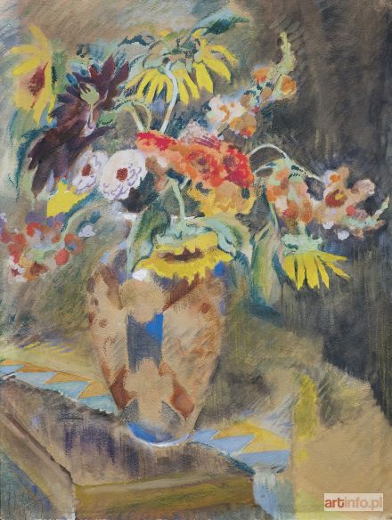 SICHULSKI Kazimierz | KWIATY W WAZONIE, 1935