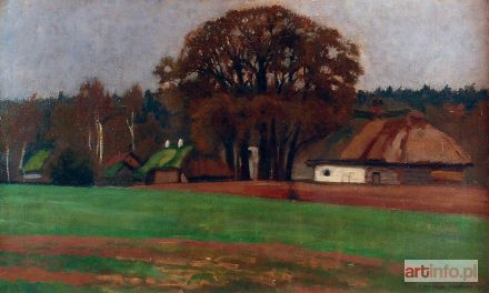 CZAJKOWSKI Stanisław | Przysiółek pod lasem, 1903