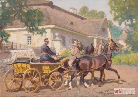 ROZWADOWSKI Zygmunt | Dorożka, 1925