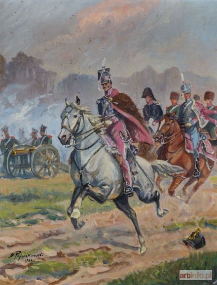 PAJĄCZKOWSKI Stefan | KSIĄŻĘ JÓZEF PONIATOWSKI NA CZELE KAWALKADY, 1960
