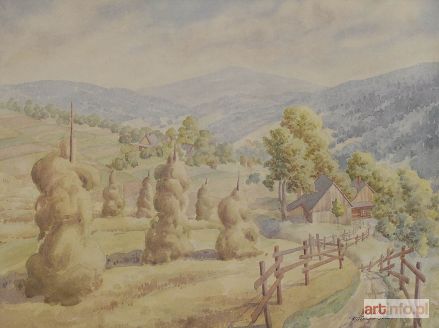 STELLER Paweł | Letni pejzaż z Wisły, 1956