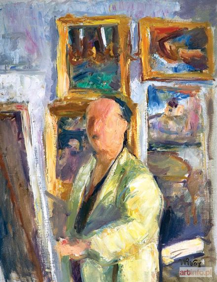 WEISS Wojciech | Autoportret przy sztaludze, ok. 1930