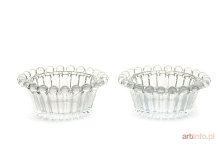 DROST Jan Sylwester | Para mis z zestawu Radiant, lata 70. - 80. XX w., Huta Szkła Gospodarczego 