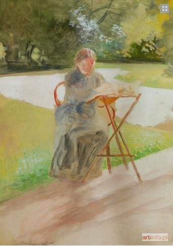 MALCZEWSKI Jacek | W ogrodzie - siostra Bronisława w Lusławicach